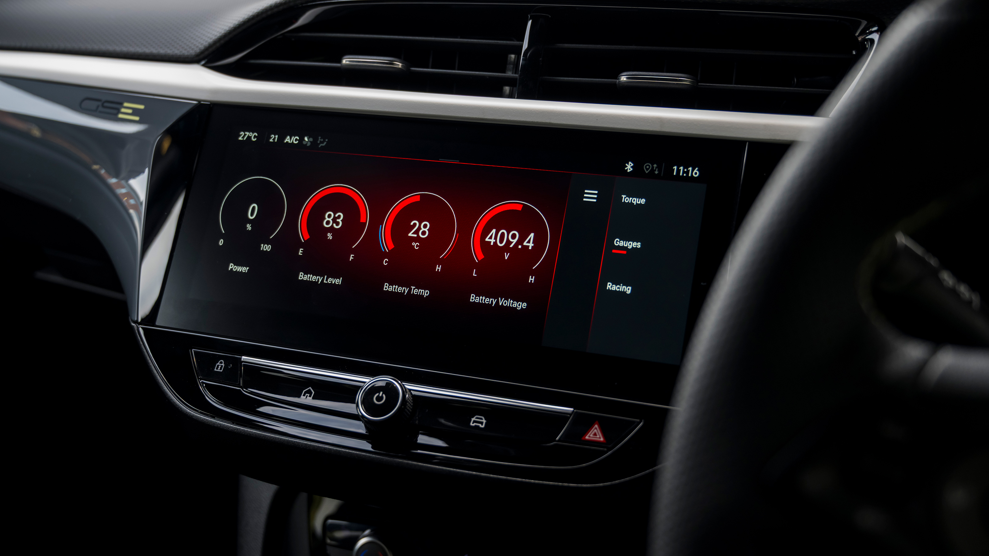 Vauxhall Corsa GSE instruments