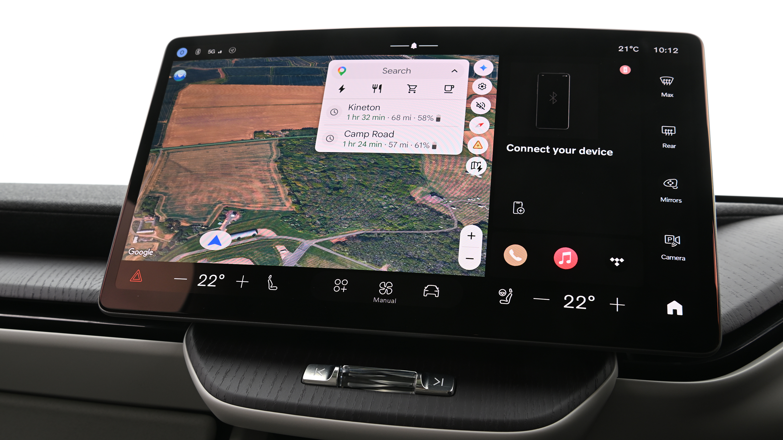 Volvo EX60 2026 - infotainment touchscreen 