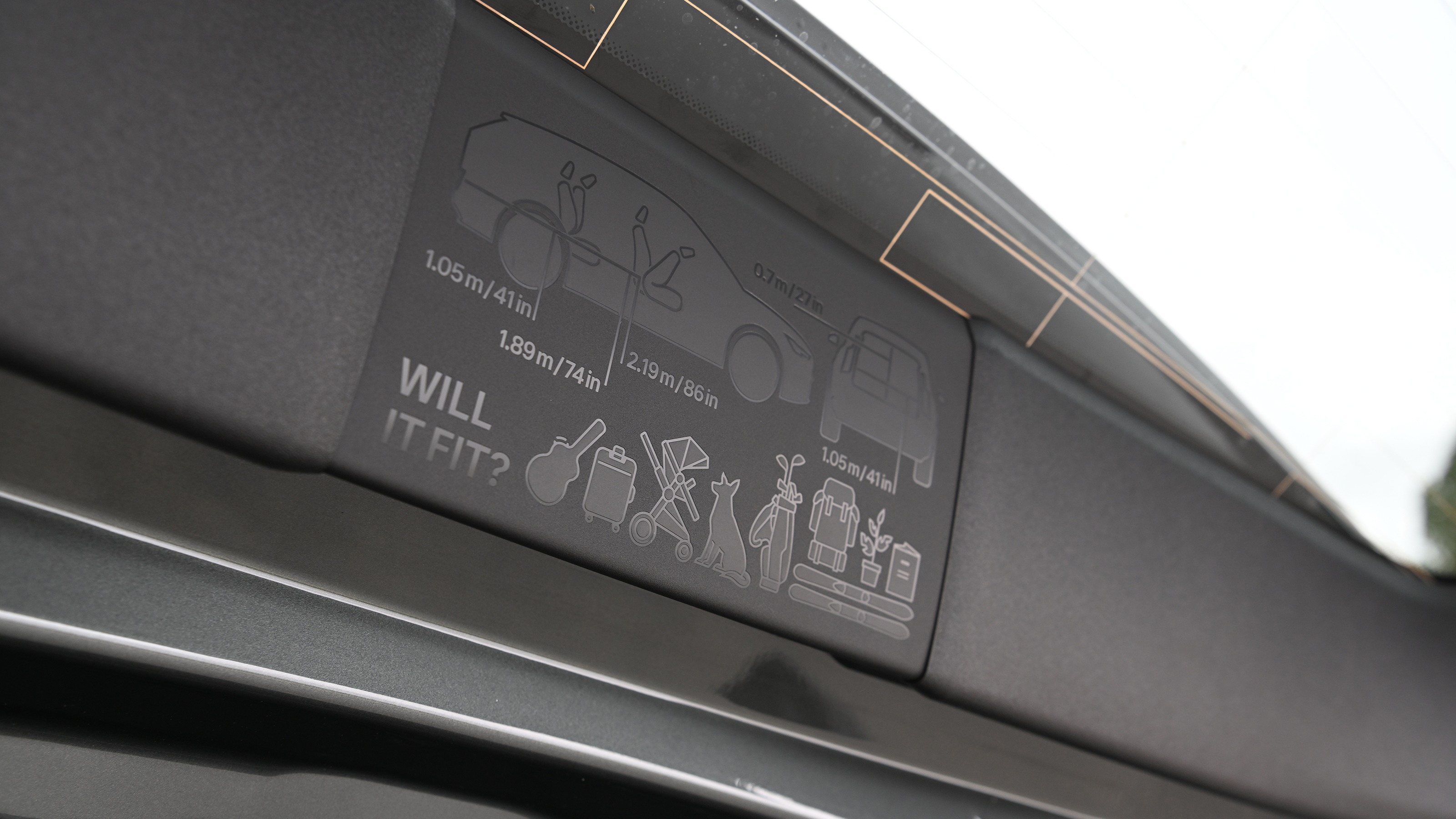 Volvo EX60 2026 - boot infograph 