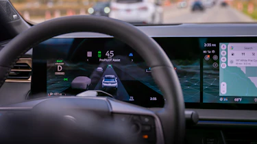 2027 Nissan Rogue Hybrid - driver display