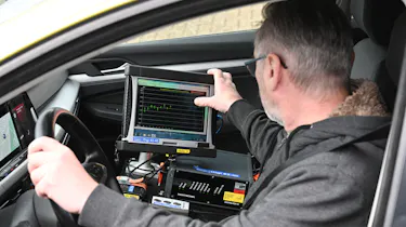 All Season tyre test - data tracking, interior