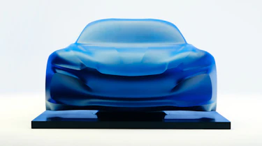 Alpine A110 sculpture - full front
