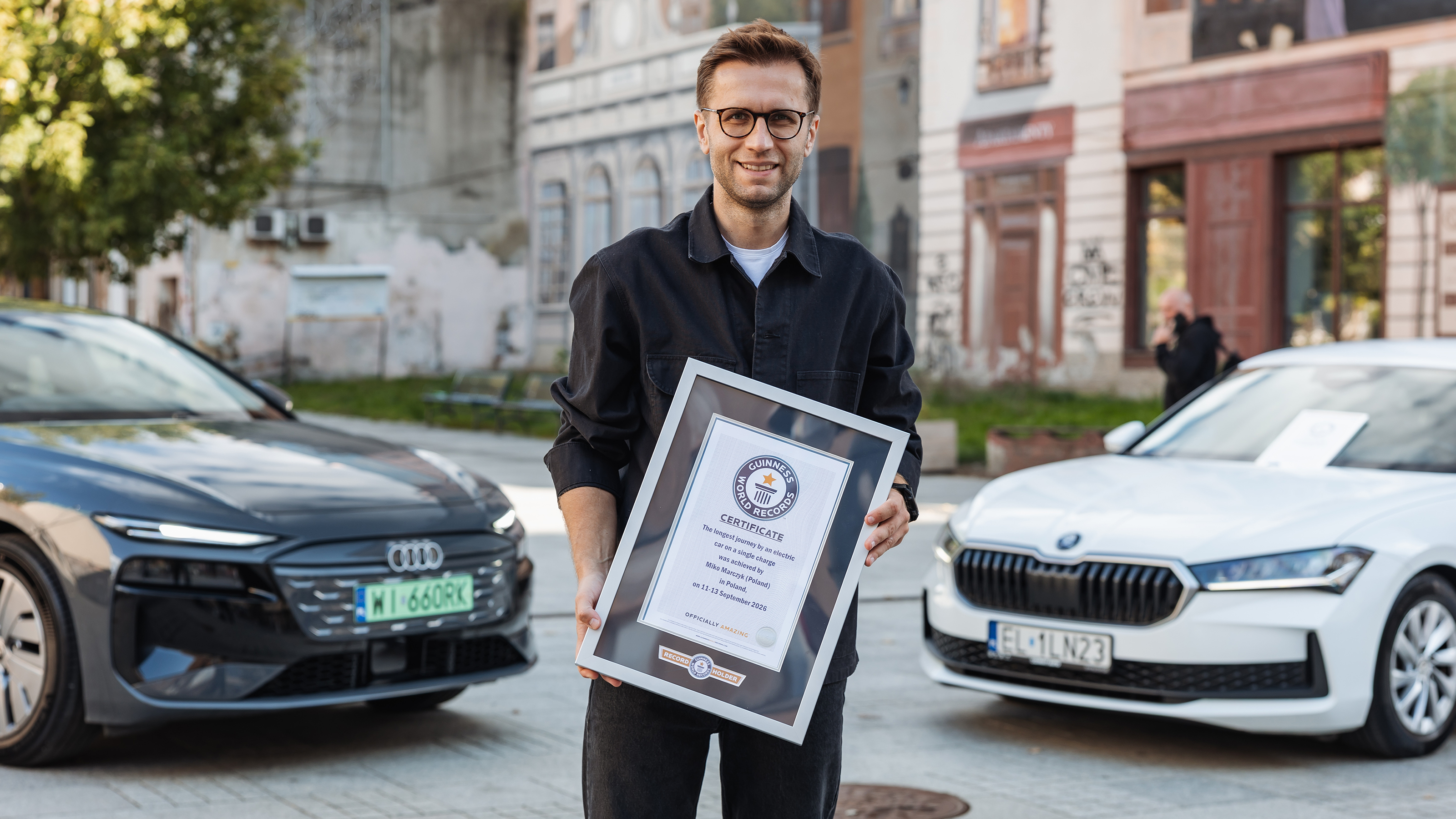 Audi A6 e-tron breaks massive EV range record and Skoda