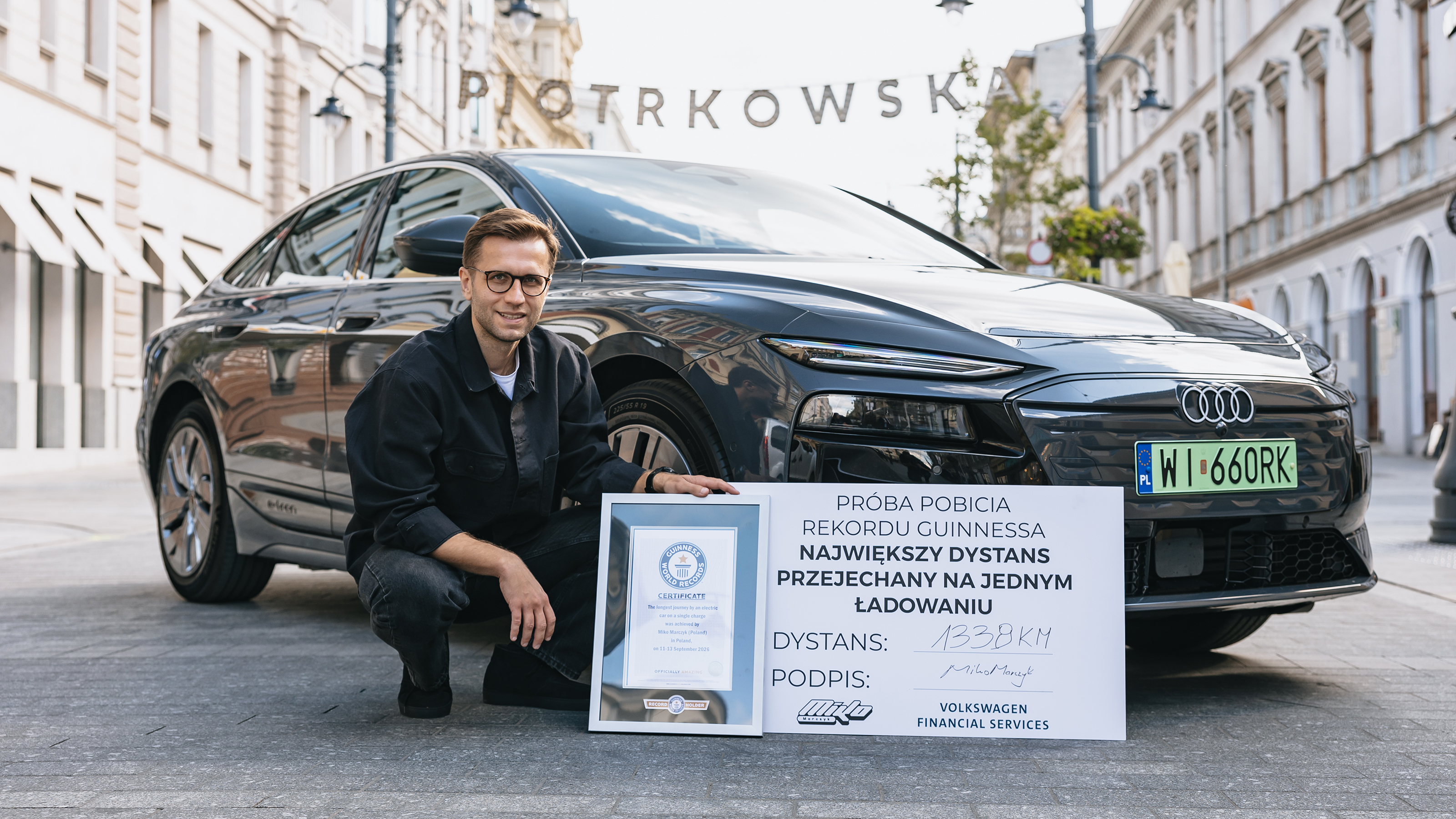 Audi A6 e-tron breaks massive EV range record