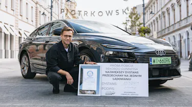 Audi A6 e-tron breaks massive EV range record