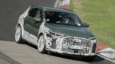 New Audi RS Q5 SUV - front tracking