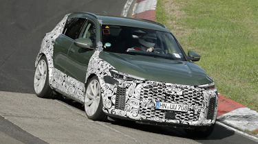 New Audi RS Q5 SUV - front tracking