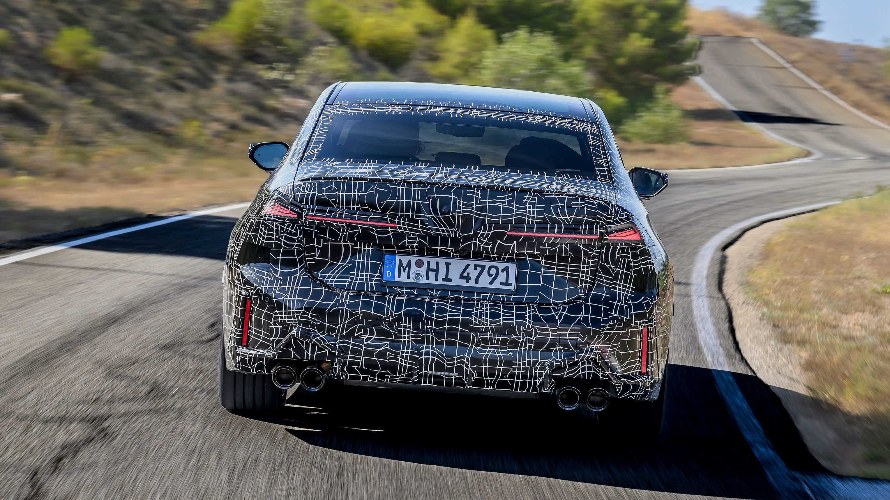 BMW M350 xDrive prototype - full rear