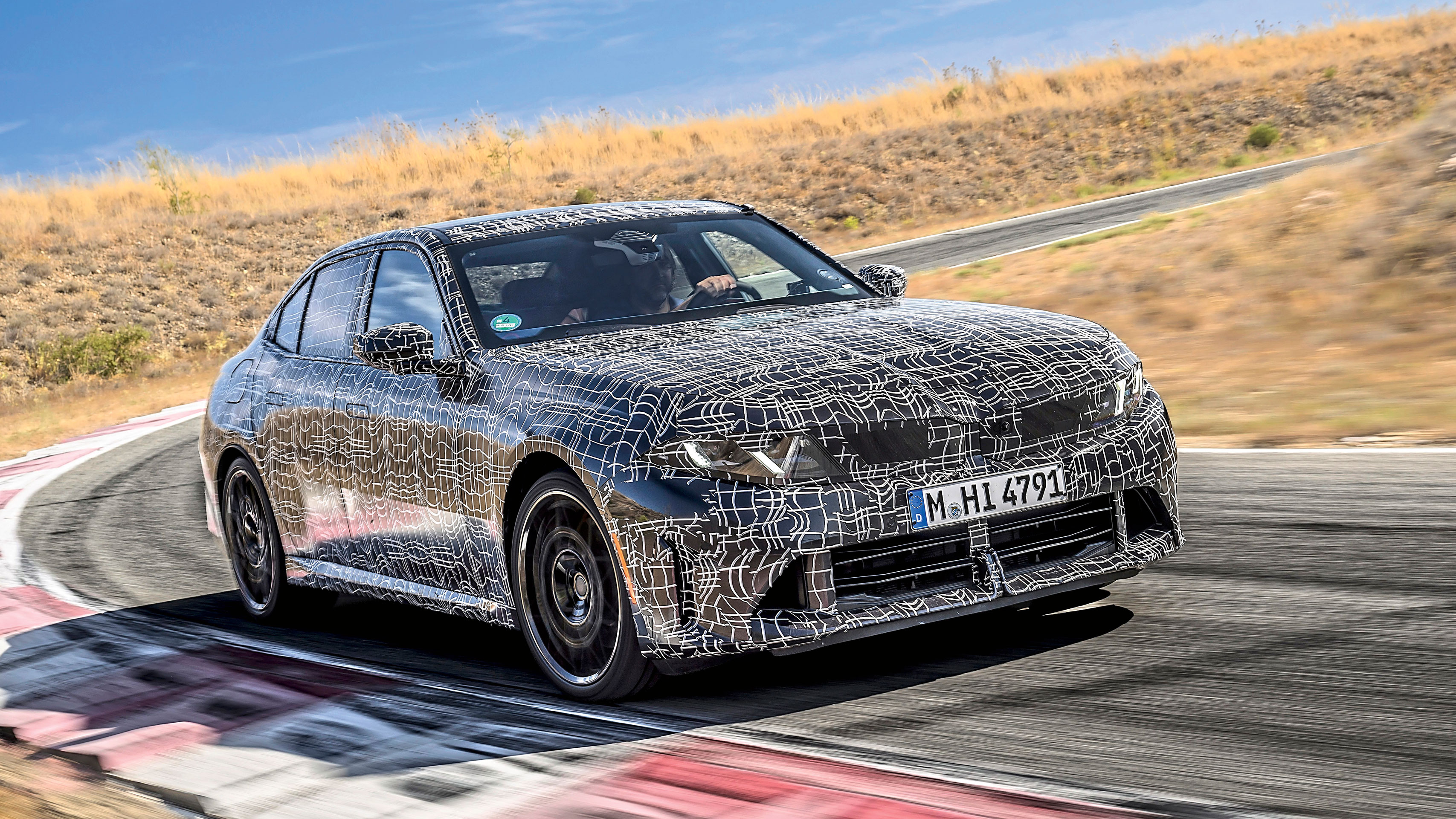 BMW M350 xDrive prototype - front action