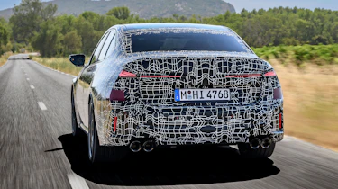 BMW M350 xDrive prototype - rear tracking