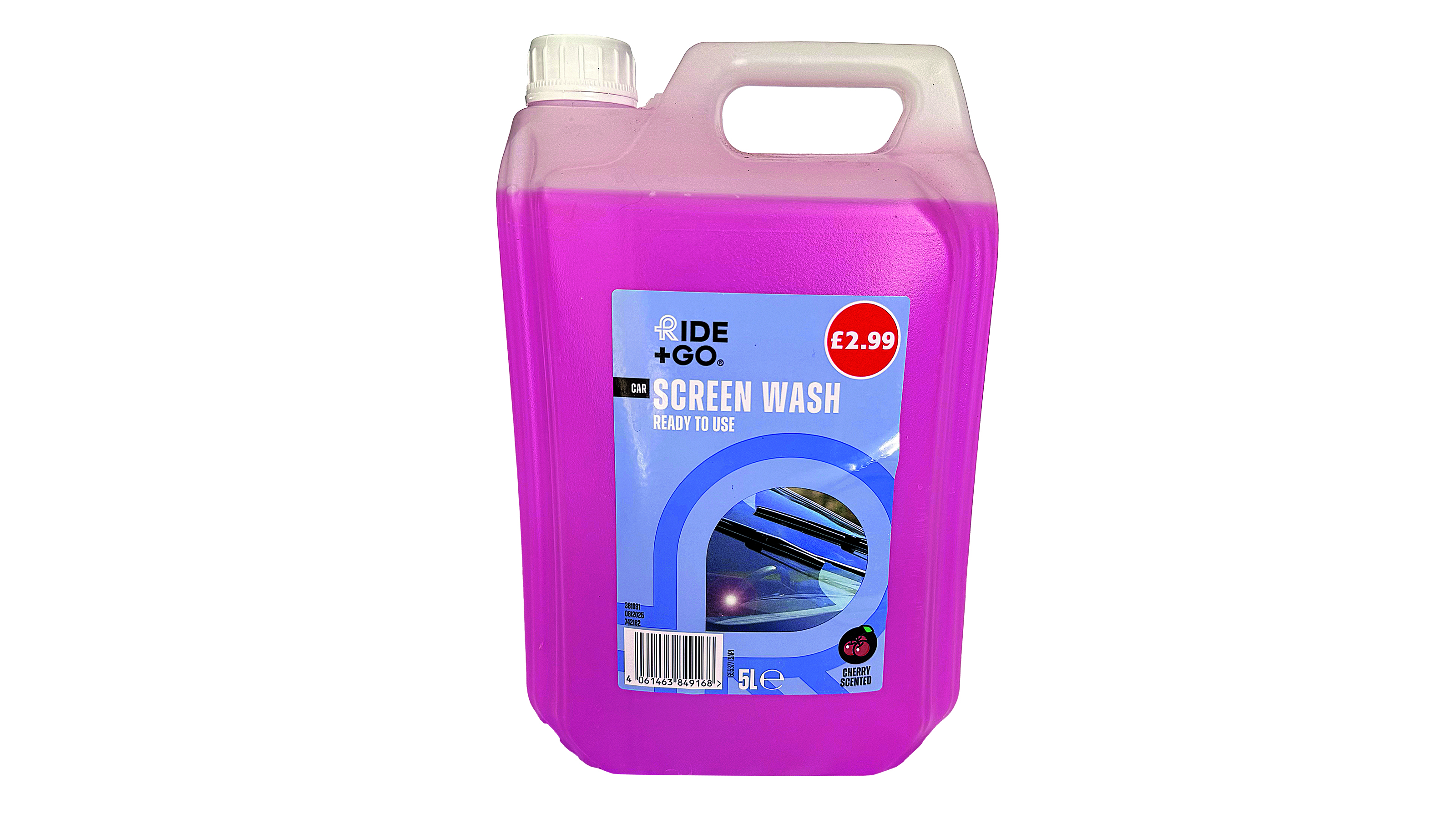 Best screen wash - Ride and Go screen wash 