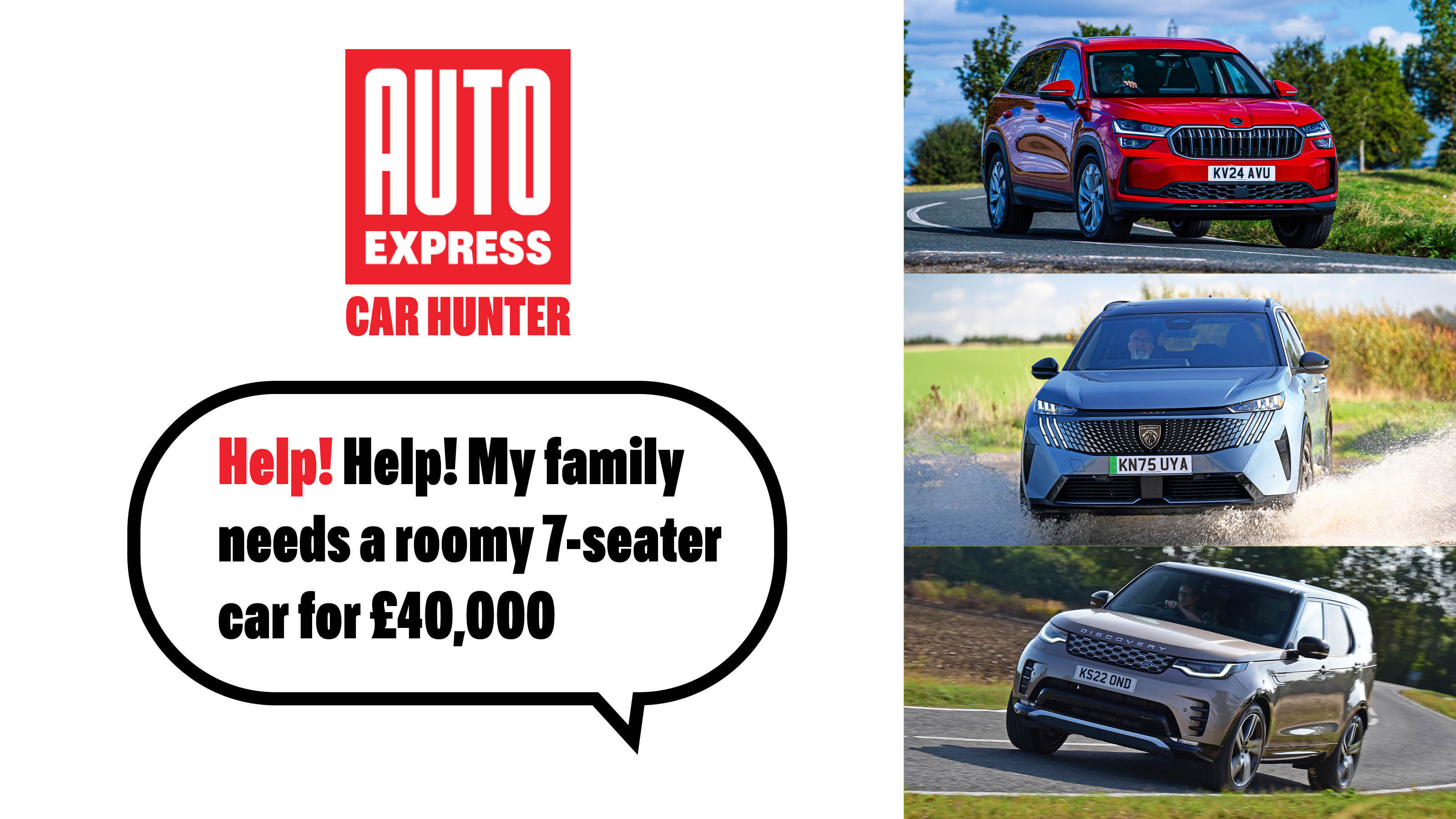 Car Hunter 7-seaters for £40,000 - header image