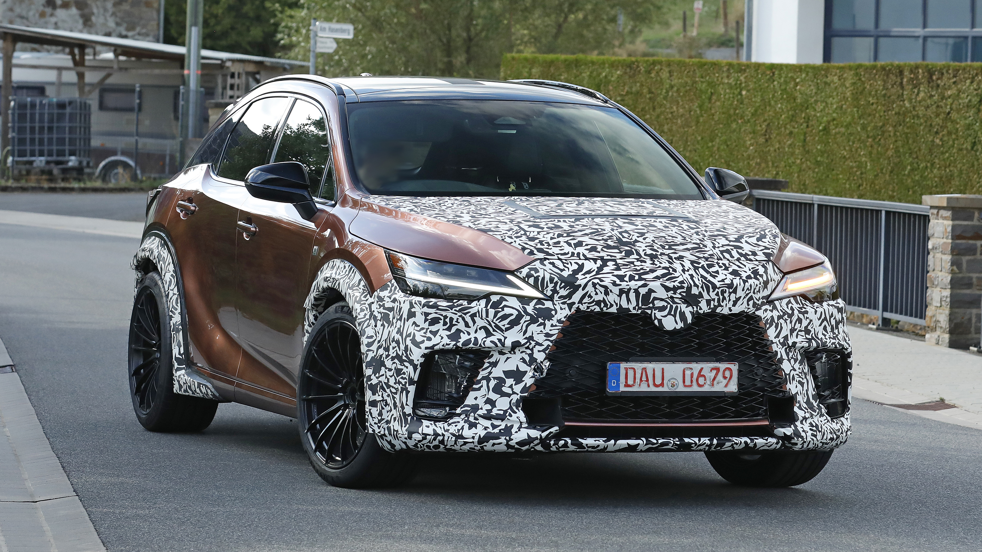 Hot Lexus RX - front cornering