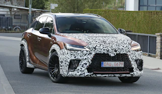 Hot Lexus RX - front cornering