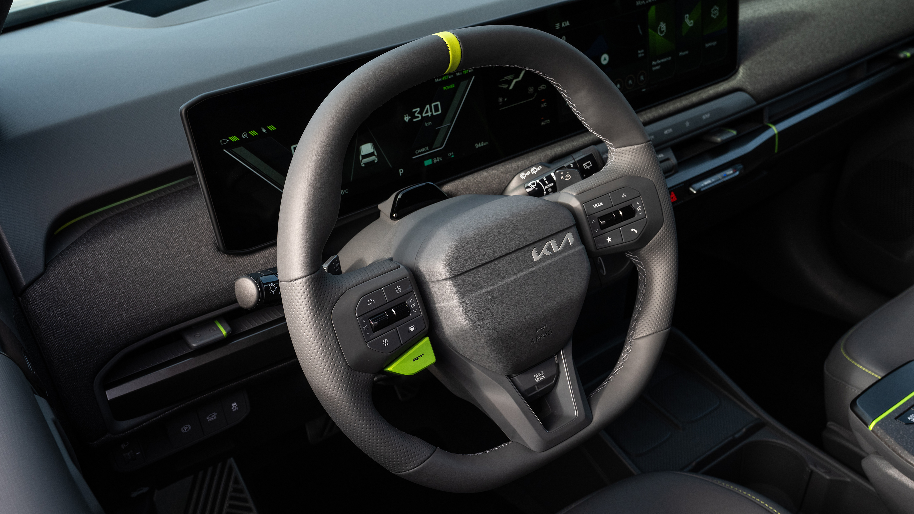 Kia EV3 GT - steering wheel