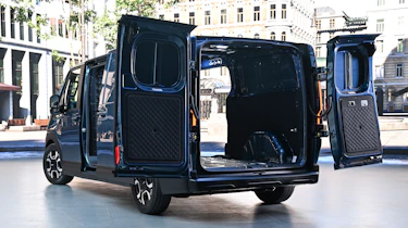 Kia PV5 Cargo - rear doors open