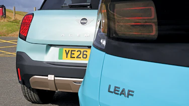 MINI Aceman SE Exclusive - rear with Leaf