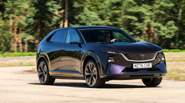 Mazda CX-6e - front cornering
