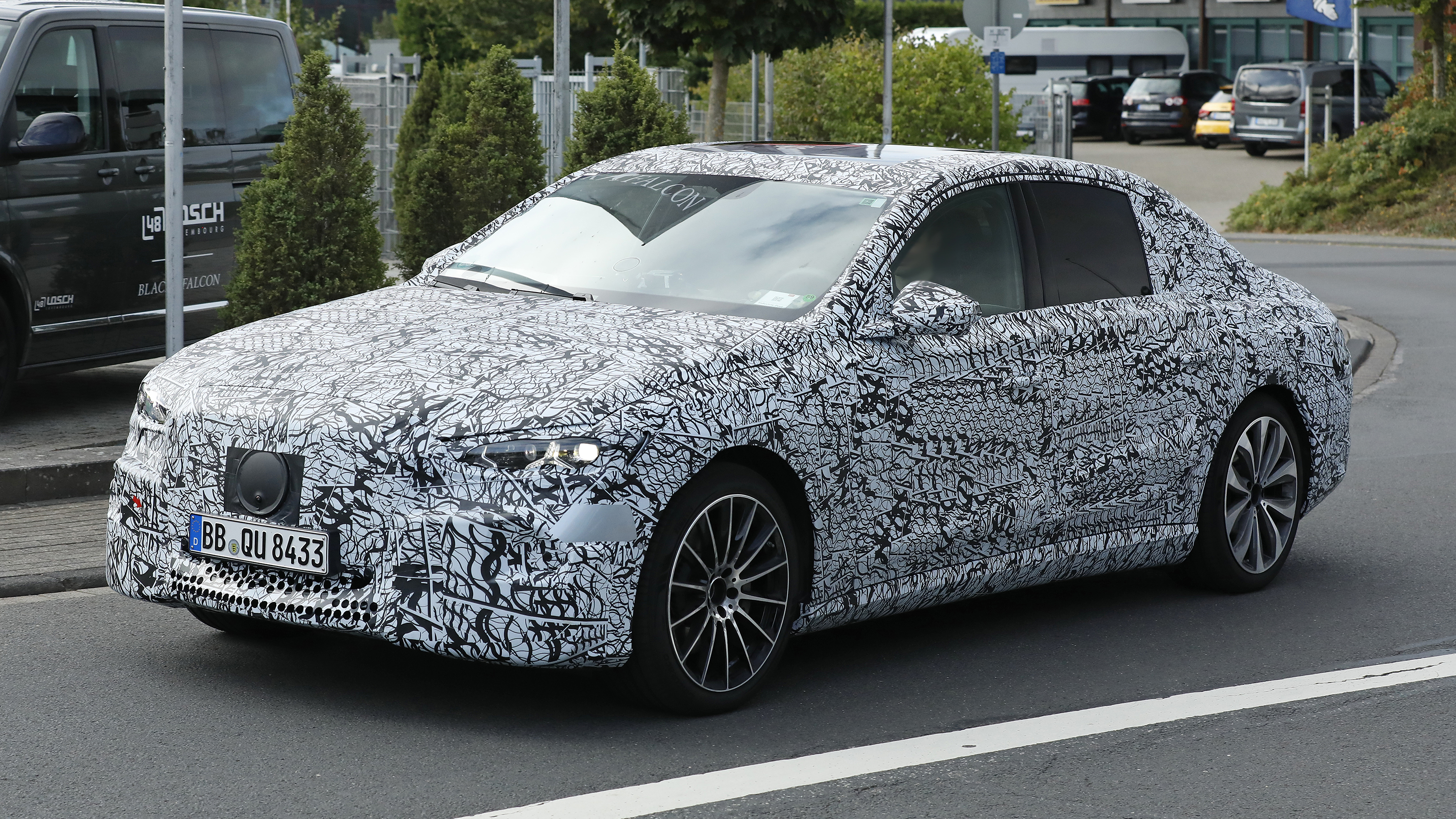 Mercedes E-Class Electric - front 3/4