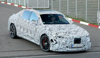 Mercedes-AMG E-Class spy shot - front cornering