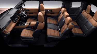 Mitsubishi Shogun - seats