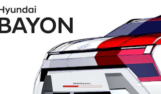 New Hyundai Bayon - front sketch