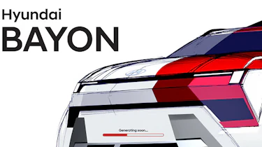New Hyundai Bayon - front sketch