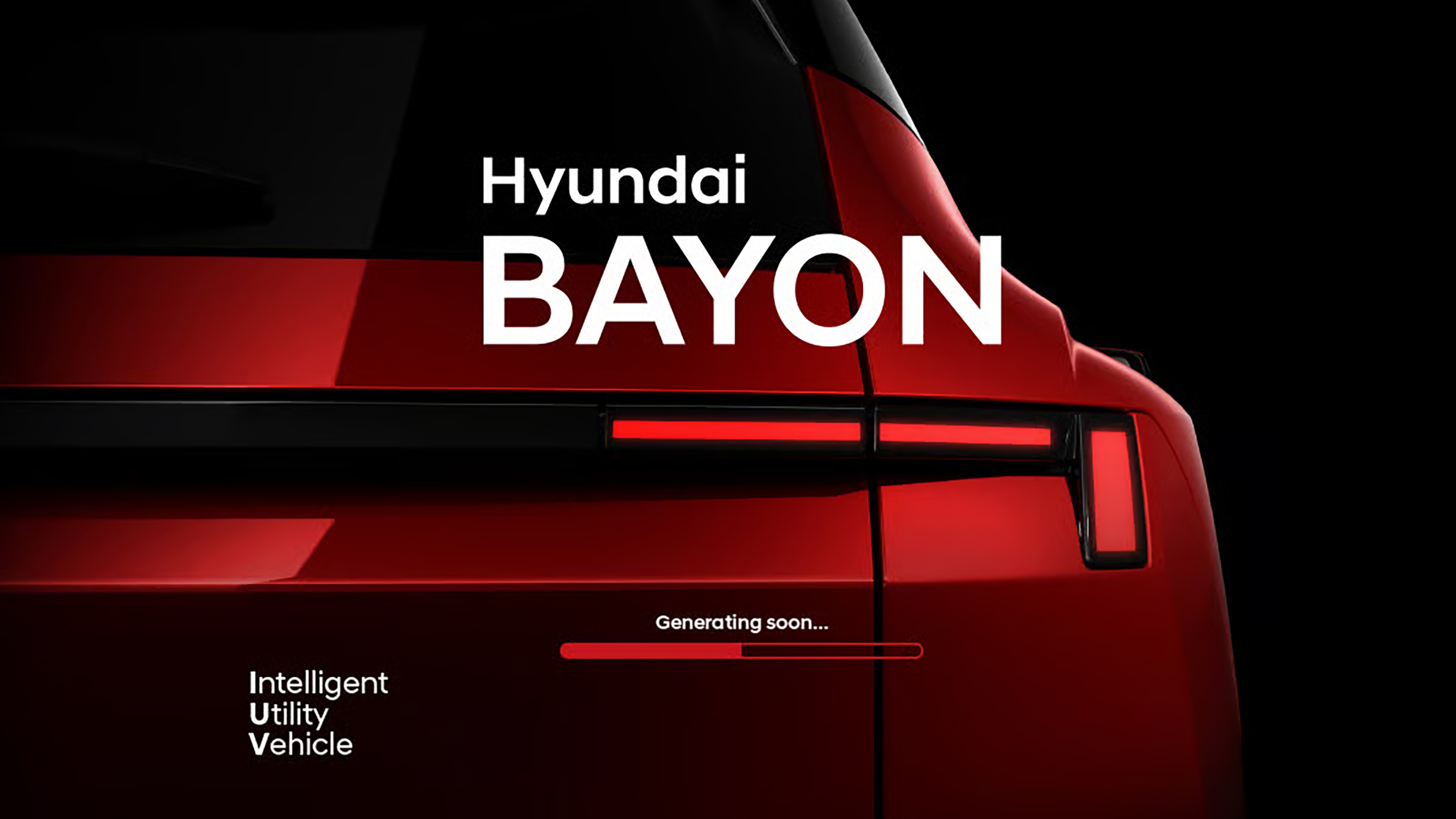 New Hyundai Bayon - tail light