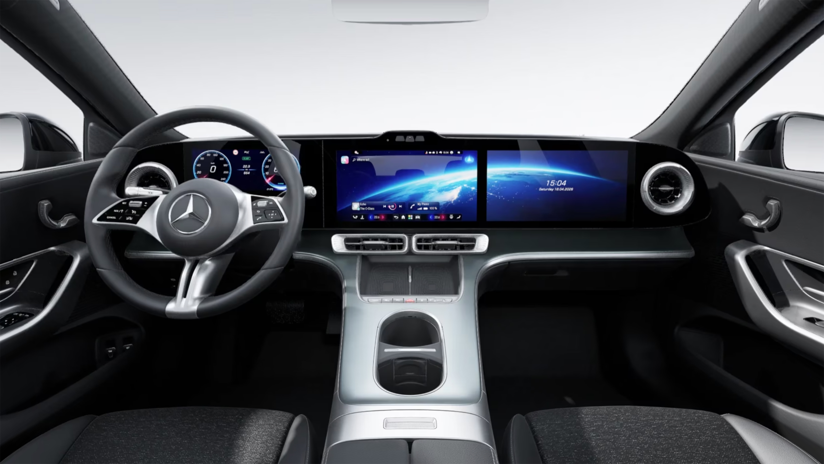 New Mercedes C-Class Electric - dashboard configurator