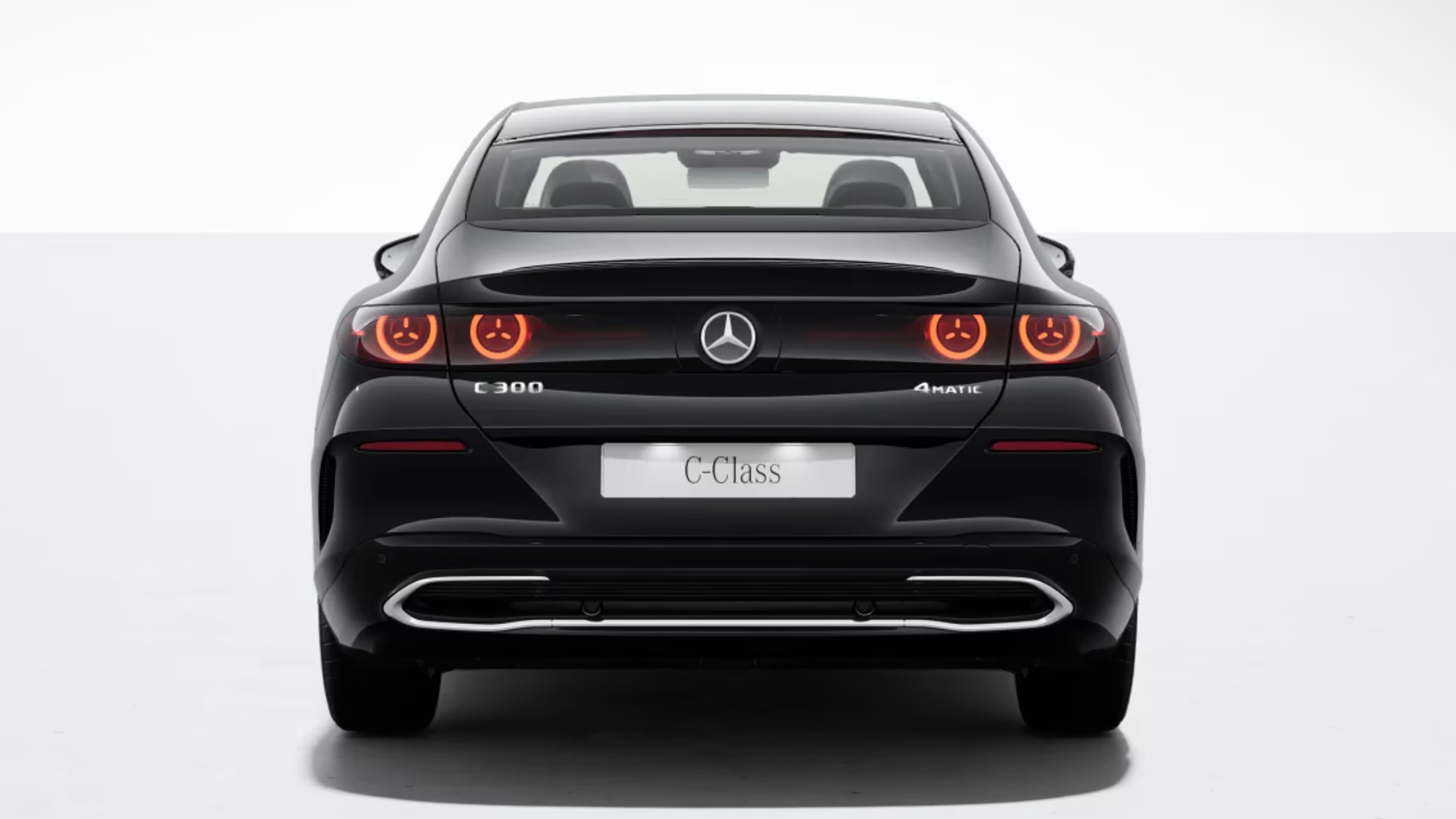 New Mercedes C-Class Electric - rear end configurator