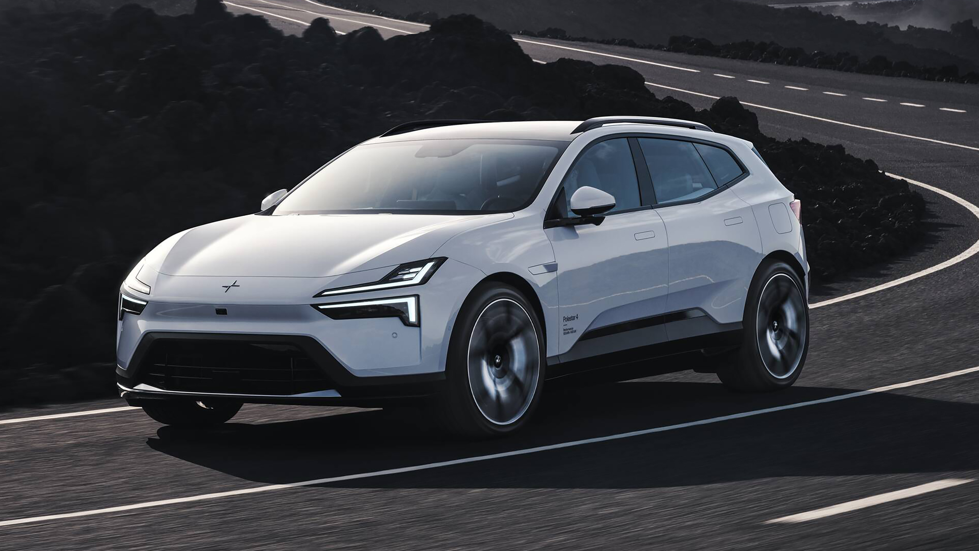 Polestar 4 - front tracking