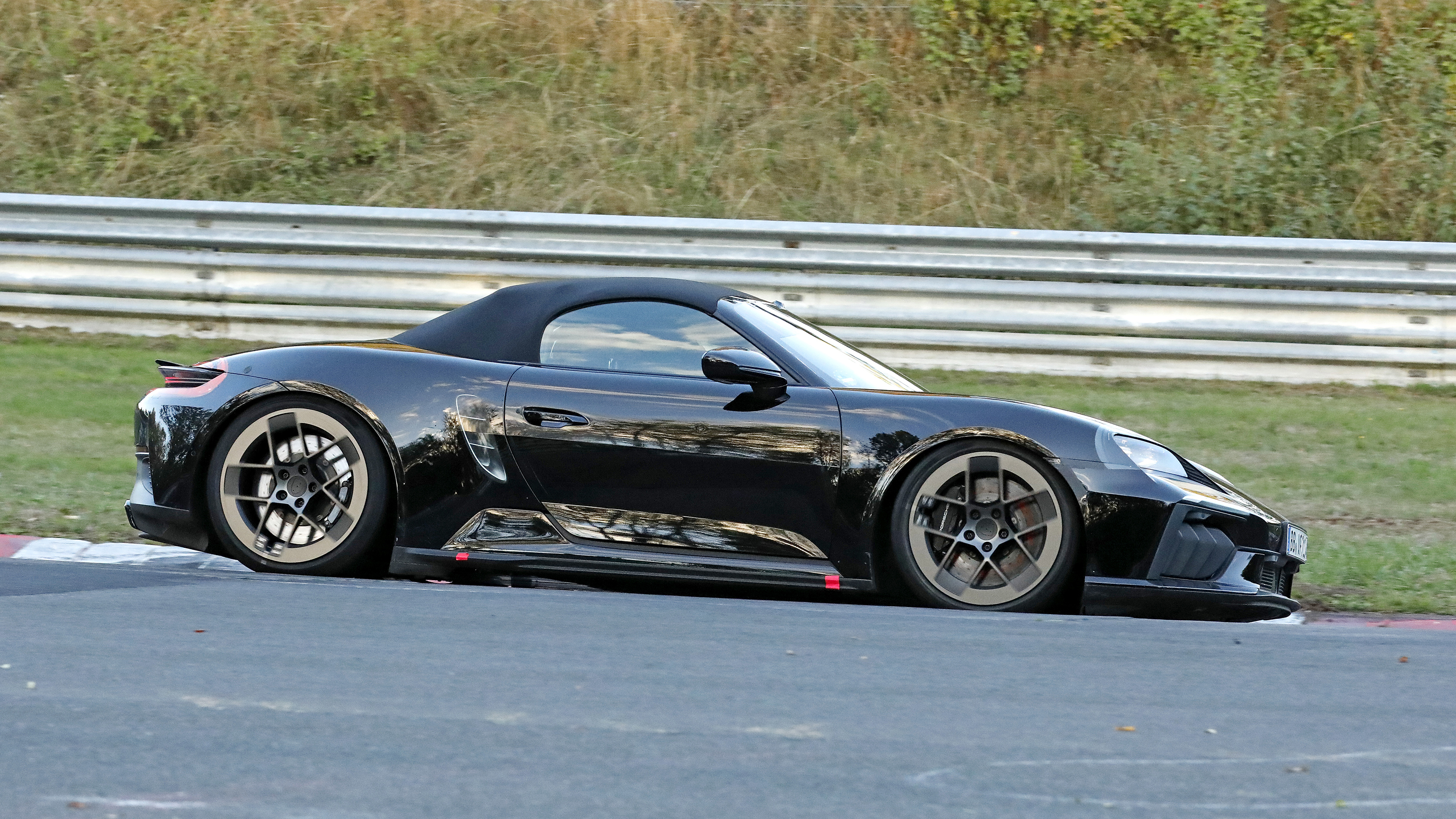 Porsche Boxster electric 2026 spy shots