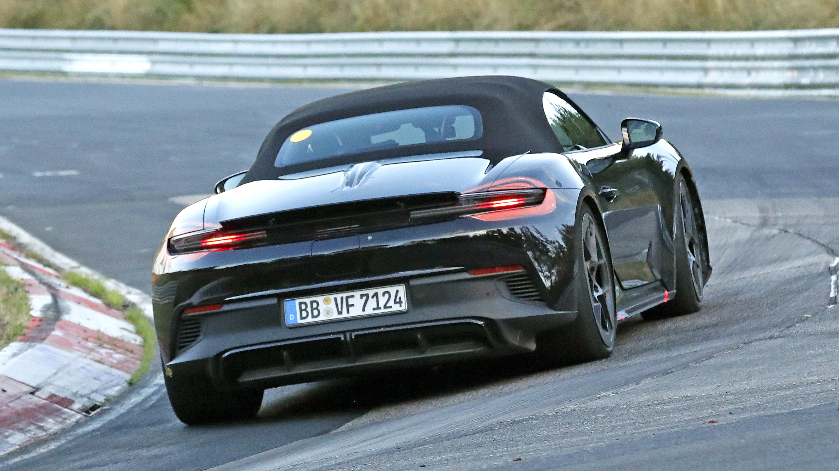 Porsche Boxster electric 2026 spy shots