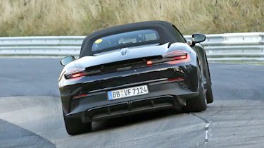 Porsche Boxster electric 2026 spy shots