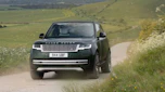 Range Rover Electric driving
