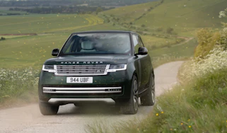 Range Rover Electric driving