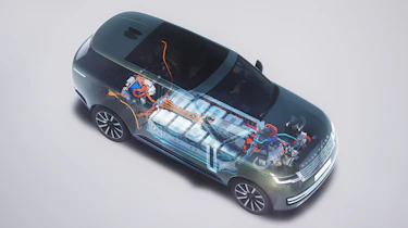 Range Rover Electric tech