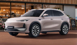 Refreshed Geely EX5 - front