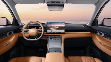 Refreshed Geely EX5 - interior beige
