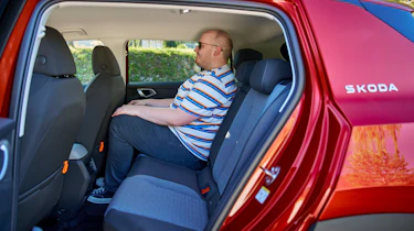 Ellis Hyde sat in the Skoda Epiq