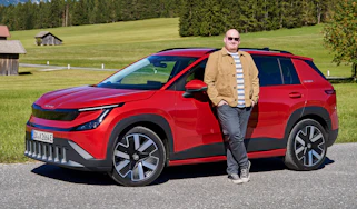 Ellis Hyde with the Skoda Epiq