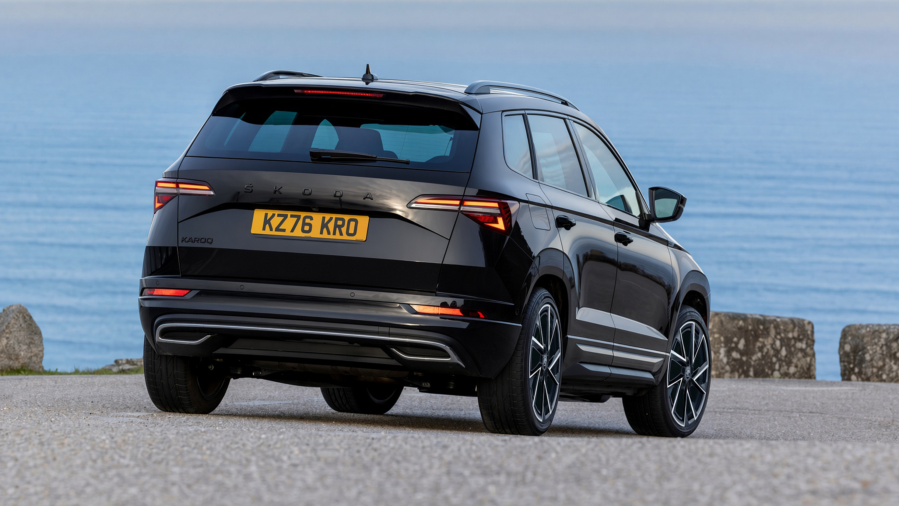 New Skoda Karoq Sportline Black Edition - rear static 