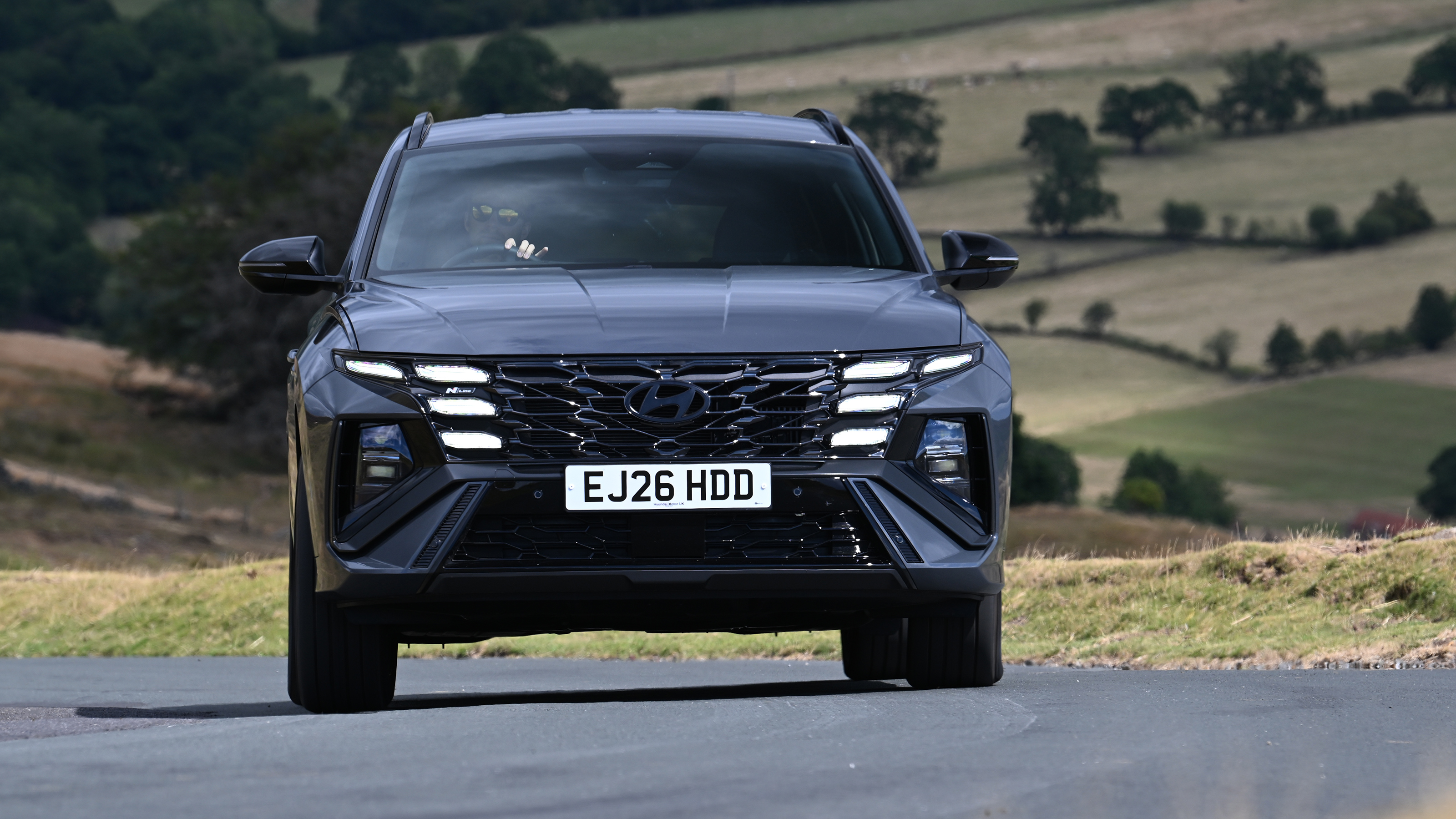 Hyundai Tucson - front cornering