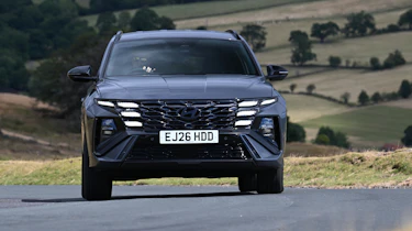 Hyundai Tucson - front cornering