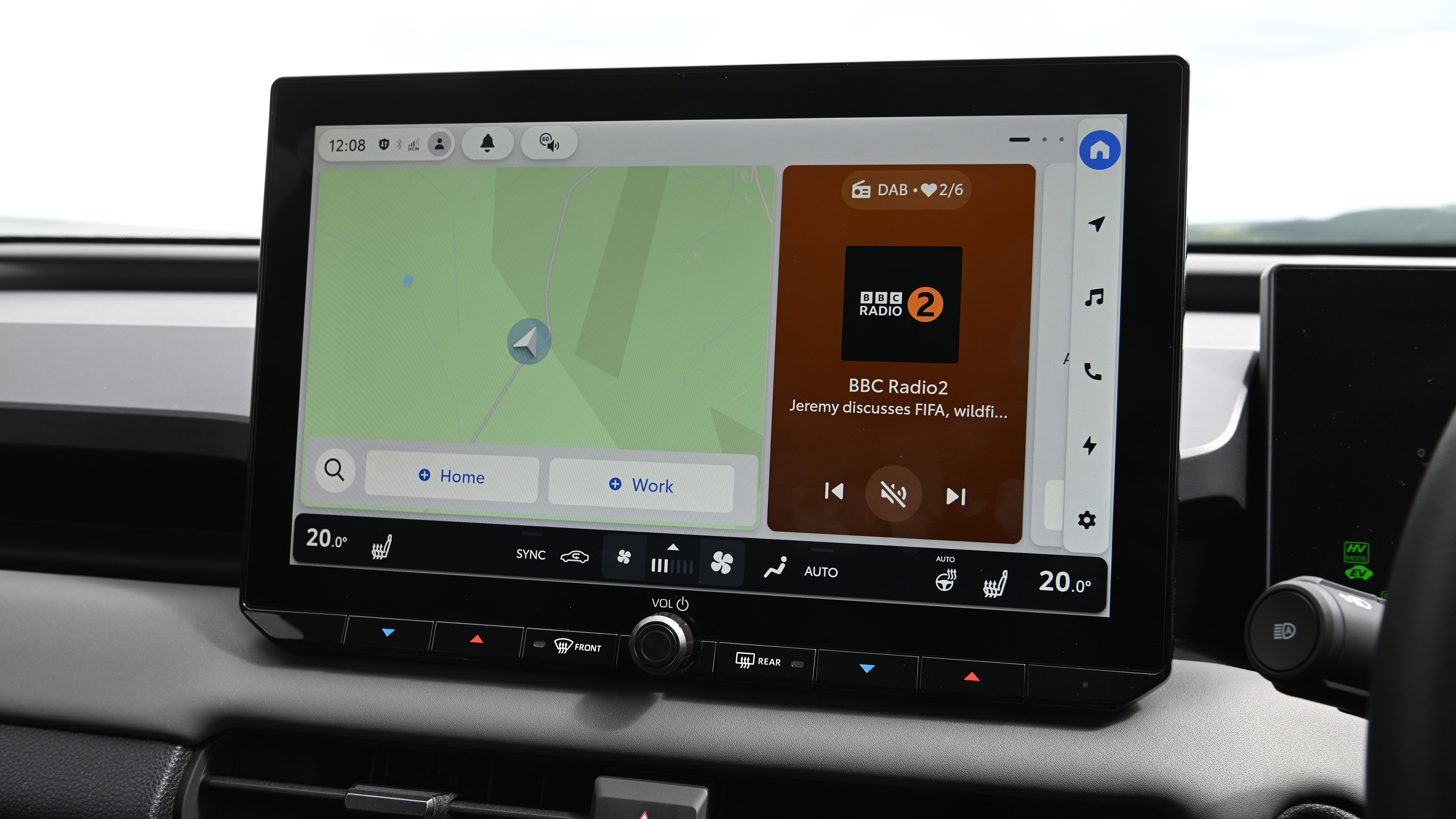 Toyota RAV4 - infotainment screen