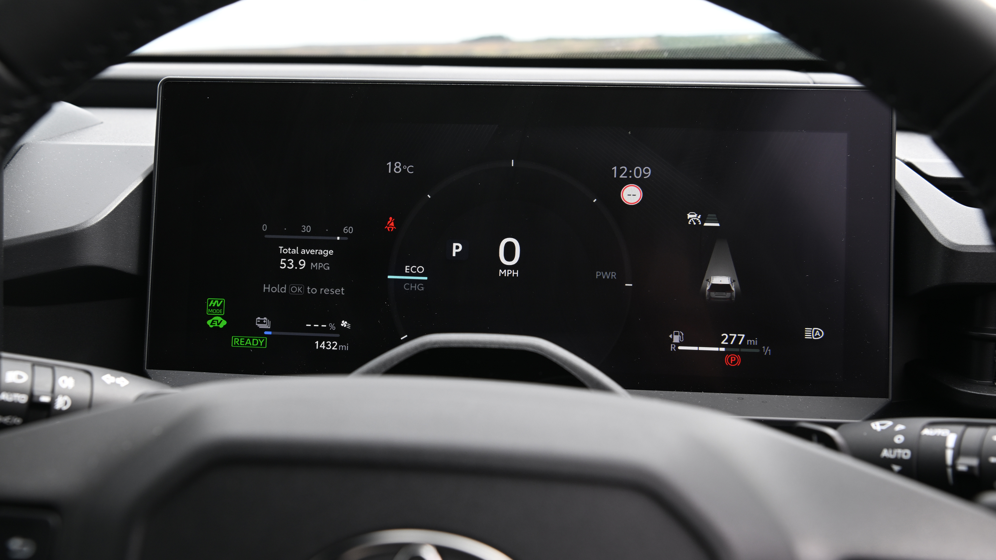 Toyota RAV4 - driver's display