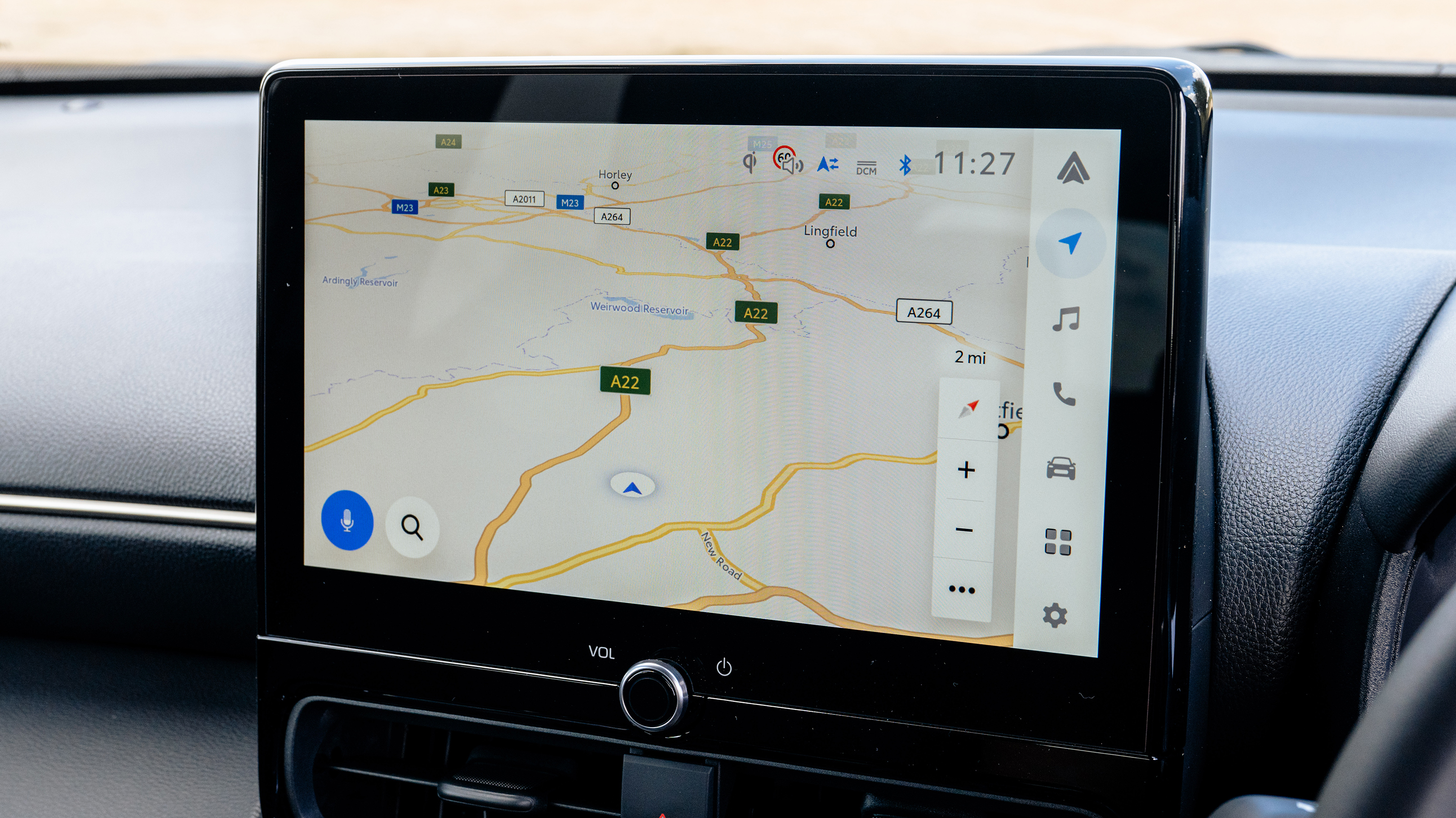 Toyota Yaris Cross facelift - infotainment screen