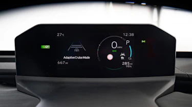 Toyota bZ4X Touring - driver's display