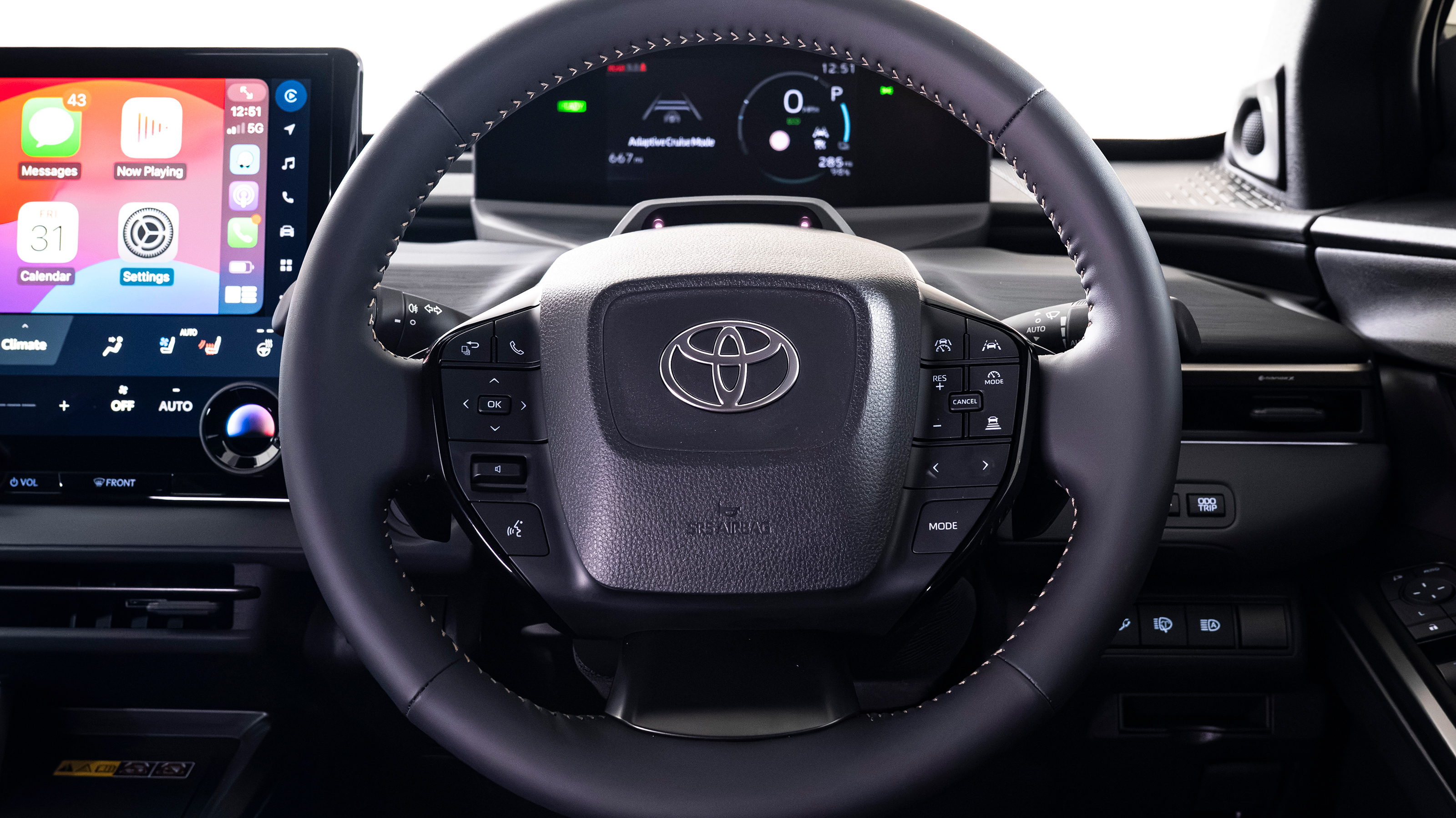 Toyota bZ4X Touring - steering wheel