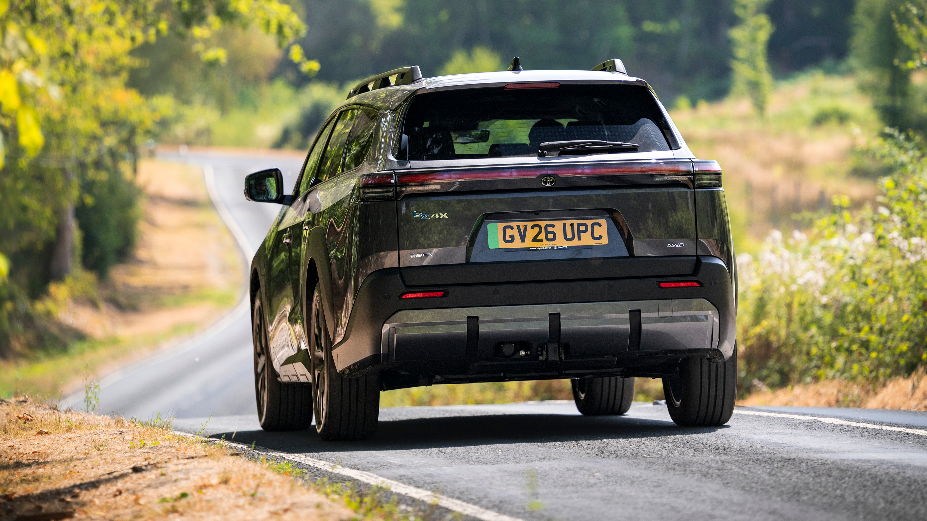 Toyota bZ4X Touring - rear cornering
